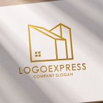 画像11: ミニマルなラインの家（建物）ロゴ (11)