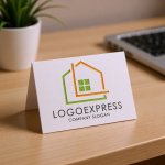 画像6: L字と窓が融合したラインアートのハウスロゴ (6)