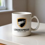 画像16: ワニとシールドの力強い防衛ロゴ (16)