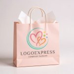 画像6: 連結するハートとカラフルドットの優しいロゴ (6)