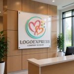 画像13: 連結するハートとカラフルドットの優しいロゴ (13)