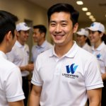 画像14: 流れるようなW字のダイナミックロゴ (14)