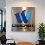 画像7: 流れるようなW字のダイナミックロゴ (7)