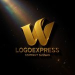 画像12: 流れるようなW字のダイナミックロゴ (12)