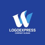 画像4: 流れるようなW字のダイナミックロゴ (4)