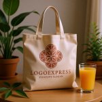 画像8: 幾何学的な花の優美ロゴ (8)