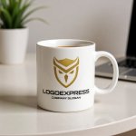 画像16: フクロウとシールドの知恵と保護ロゴ (16)