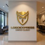 画像10: フクロウとシールドの知恵と保護ロゴ (10)