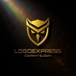 画像12: フクロウとシールドの知恵と保護ロゴ (12)