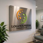 画像14: ドットが循環するS字のオーガニックロゴ (14)