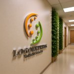 画像15: ドットが循環するS字のオーガニックロゴ (15)