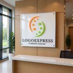 画像13: ドットが循環するS字のオーガニックロゴ (13)