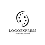 画像3: ドットが循環するS字のオーガニックロゴ (3)