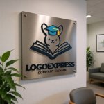 画像14: 知育うさぎの学びと成長ロゴ (14)