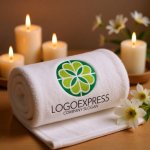 画像5: 幾何学的な花のハーモニーロゴ (5)