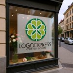 画像7: 幾何学的な花のハーモニーロゴ (7)