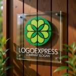 画像11: 幾何学的な花のハーモニーロゴ (11)