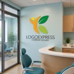 画像5: YK人型と葉の成長ロゴ (5)