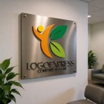 画像14: YK人型と葉の成長ロゴ (14)