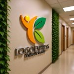 画像15: YK人型と葉の成長ロゴ (15)