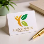 画像16: YK人型と葉の成長ロゴ (16)