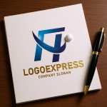 画像6: 躍動するHとAと軌道の未来志向ロゴ (6)