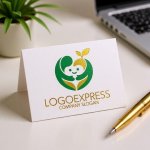 画像16: 笑顔の芽生えと見守る心ロゴ (16)