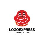 画像1: 招きだるまのロゴ (1)