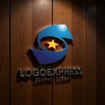 画像5: S字曲線と星の輝く成功ロゴ (5)