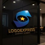 画像15: S字曲線と星の輝く成功ロゴ (15)