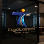 画像15: T字と軌道、人型のダイナミックロゴ (15)