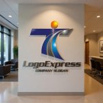 画像10: T字と軌道、人型のダイナミックロゴ (10)