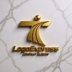 画像13: T字と軌道、人型のダイナミックロゴ (13)