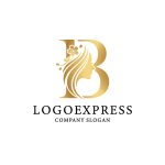 画像3: Bと桜と女性のシルエットロゴ (3)