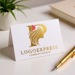 画像16: エレガントなPと蝶のロゴ (16)