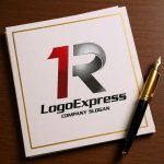 画像6: 1とRのメタリックスピードロゴ (6)