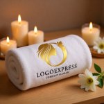 画像5: Oと女性の横顔、蝶の優雅なロゴ (5)