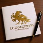 画像6: 力強く羽ばたく八咫烏のロゴ (6)