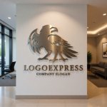 画像10: 力強く羽ばたく八咫烏のロゴ (10)