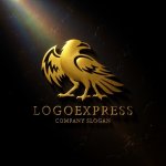 画像12: 力強く羽ばたく八咫烏のロゴ (12)