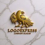 画像13: 力強く羽ばたく八咫烏のロゴ (13)