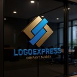 画像15: 菱形にS字が重なるダイナミックロゴ (15)