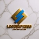 画像13: 菱形にS字が重なるダイナミックロゴ (13)