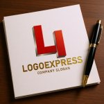 画像6: 4の立体感ある力強いロゴ (6)