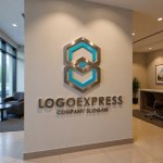 画像10: 六角形が連結する8のテクノロジーロゴ (10)