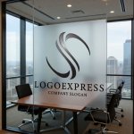 画像11: S字の流線形メタリックロゴ (11)