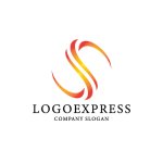 画像3: S字の流線形メタリックロゴ (3)