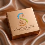 画像14: S字と桜の花の優美なロゴ (14)