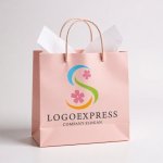 画像6: S字と桜の花の優美なロゴ (6)