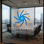 画像11: 人々の繋がりと躍動ロゴ (11)